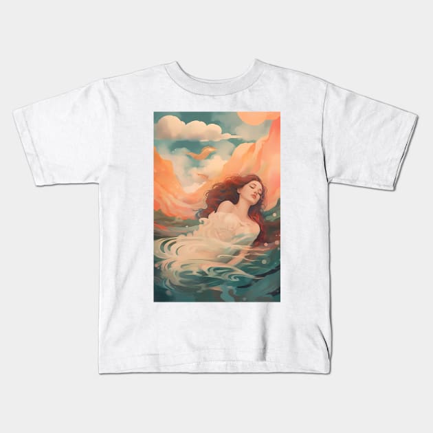 Lucid Dreams Kids T-Shirt by UnrealArtDude